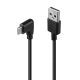 Lindy 32001 câble USB USB 2.0 1 m USB A USB C Noir - 32001