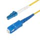 StarTech.com SPSMLCSC-OS2-15M câble InfiniBand et à fibres optiques Jaune - SPSMLCSC-OS2-15M