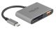 DeLOCK 91016 lecteur de carte mémoire USB 3.2 Gen 2 (3.1 Gen 2) Type-C Gris - 91016