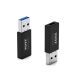 Port Designs 900154 changeur de genre de câble USB-A USB-C Noir - 900154