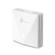 TP-Link Omada EAP650-Wall 3000 Mbit/s Blanc Connexion Ethernet, supportant l'alimentation via ce port (PoE) - EAP650-WALL