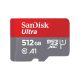 SanDisk Ultra 512 Go MicroSDXC UHS-I Classe 10 - SDSQUAC-512G-GN6MA