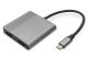 Digitus DA-70828 adaptateur graphique USB 4096 x 2160 pixels Gris - DA-70828