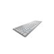 CHERRY KW 9100 SLIM FOR MAC clavier Universel USB + Bluetooth QWERTY Anglais Argent - JK-9110US-1