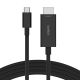 Belkin AVC012bt2MBK 2 m USB Type-C HDMI Noir - AVC012BT2MBK