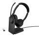 Jabra 25599-989-989 écouteur/casque Avec fil &sans fil Arceau Bureau/Centre d'appels Bluetooth Socle de chargement Noir - 25599-989-989