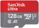SanDisk Ultra 128 Go MicroSDXC UHS-I Classe 10 - SDSQUAB-128G-GN6IA