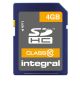 Integral 4GB SDHC CLASS 10 MEMORY CARD 4 Go SD UHS-I - INSDH4G10V1