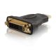 C2G 80348 changeur de genre de câble HDMI DVI-I Noir - 80348