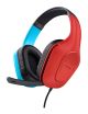 Trust GXT 416S Zirox Casque Avec fil Arceau Jouer Noir, Cyan, Rouge - 25423