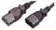 MCL Cable Electric male/female 2m Noir - MC902-2M