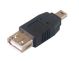 MCL USB-AF/MU5M changeur de genre de câble Mini USB B USB A Noir - USB-AF/MU5M