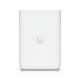 Ubiquiti U7 Pro Wall 5700 Mbit/s Blanc Connexion Ethernet, supportant l'alimentation via ce port (PoE) - U7-PRO-WALL