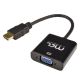 MCL CG-287C câble vidéo et adaptateur HDMI Type A (Standard) VGA (D-Sub) + 3,5 mm Noir - CG-287C