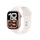 Apple Watch Series 10 OLED 42 mm Numérique 374 x 446 pixels Écran tactile 4G Or rose Wifi GPS (satellite) - MWX93QF/A