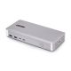StarTech.com 155UE-USB4-DOCK station d'accueil Avec fil Argent - 155UE-USB4-DOCK