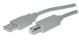 S/CONN 3m USB 2.0 A - USB 2.0 B câble USB USB A USB B Gris - 77023