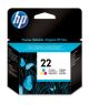 HP 22 Tri-color Original Ink Cartridge cartouche d'encre 1 pièce(s) Rendement standard Cyan, Magenta, Jaune - C9352AE#ABB