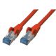 S/CONN Cat6a, 0.5m câble de réseau Rouge 0,5 m S/FTP (S-STP) - 75711-0.5R