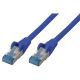 S/CONN Cat6a, 0.5m câble de réseau Bleu 0,5 m S/FTP (S-STP) - 75711-0.5B