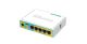Mikrotik hEX PoE lite Routeur connecté Fast Ethernet Blanc - RB750UPR2