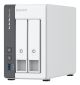 QNAP TS-216G serveur de stockage NAS Tower Cortex-A Cortex-A55 4 Go HDD Blanc - TS-216G