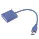 Uniformatic USB 2.0/VGA adaptateur graphique USB Bleu - 86320