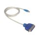 Uniformatic 2m USB 2.0-IEEE1284 câble parallèle Argent - 86277