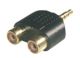 MCL 3.5mm / 2xRCA Adapter Noir - CG-712HQ