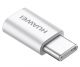Huawei 4071259 changeur de genre de câble MicroUSB USB 3.1 Type-C Blanc - 4071259