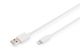 Digitus DB-600106-020-W câble Lightning 2 m Blanc - DB-600106-020-W