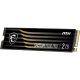 MSI SPATIUM M480 PRO PCIE 4.0 NVME M.2 2TB disque SSD 2 To PCI Express 4.0 3D NAND - SPATIUM M480 PRO PCIE 4.0 NVME M.2 2TB