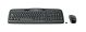 Logitech Wireless Combo MK330 clavier Souris incluse Bureau USB QWERTZ Allemand Noir - 920-008533