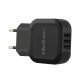 Qoltec 50191 chargeur d'appareils mobiles Universel Noir Secteur Intérieure - 50191