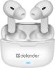 Defender TWINS 903 Casque True Wireless Stereo (TWS) Ecouteurs Appels/Musique/Sport/Au quotidien Bluetooth Blanc - 63903