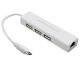 DLH DY-TU3175W station d'accueil USB 2.0 Micro-B Blanc - DY-TU3175W