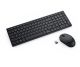 DELL KM555 clavier Souris incluse Universel RF sans fil + Bluetooth QWERTY US International Noir - KM555-BLK-INT