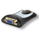 MCL USB2-VGA adaptateur graphique USB 1920 x 1080 pixels Noir, Blanc - USB2-VGA