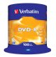 Verbatim DVD-R Matt Silver 4,7 Go 100 pièce(s) - 43549