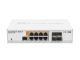 Mikrotik CRS112-8P-4S-IN commutateur réseau Gigabit Ethernet (10/100/1000) Connexion Ethernet, supportant l'alimentation via ce port (PoE) Blanc - CRS112-8P-4S-IN