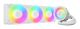 ARCTIC Liquid Freezer III Pro 360 A-RGB (White) Processeur Kit de refroidissement du liquide 12 cm Blanc 1 pièce(s) - ACFRE00188A