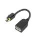 Lenovo 4X90Q93975 câble vidéo et adaptateur Mini DisplayPort DisplayPort Noir - 4X90Q93975
