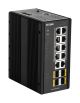 D-Link DIS‑300G‑14PSW Géré L2 Gigabit Ethernet (10/100/1000) Connexion Ethernet, supportant l'alimentation via ce port (PoE) Noir - DIS-300G-14PSW