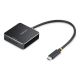 StarTech.com 1B-USB-C-SDE-ADAPTER lecteur de carte mémoire USB 3.2 Gen 2 (3.1 Gen 2) Type-C Noir - 1B-USB-C-SDE-ADAPTER