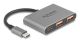 DeLOCK 64337 hub & concentrateur USB 3.2 Gen 2 (3.1 Gen 2) Type-C 10000 Mbit/s Gris - 64337