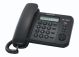 Panasonic KX-TS560EX1B téléphone Téléphone analogique Identification de l'appelant Noir - KX-TS560EX1B