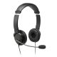 Kensington K97601WW écouteur/casque Avec fil Arceau Appels/Musique USB Type-A Noir - K97601WW