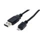 S/CONN 14-11025 câble USB USB 2.0 1 m USB A Micro-USB B Noir - 14-11025