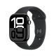 Apple Watch Series 10 OLED 46 mm Numérique 416 x 496 pixels Écran tactile Noir Wifi GPS (satellite) - MWWP3QF/A