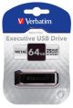 Verbatim Executive USB Drive 64GB lecteur USB flash 64 Go USB Type-A 2.0 Noir, Argent - 44074